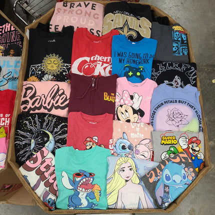 Licensed Graphic Tees (700 Pieces)