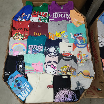 Licensed Graphic Tees (700 Pieces)