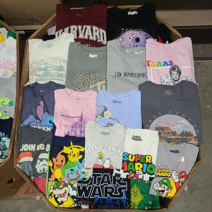 Licensed Graphic Tees (700 Pieces)
