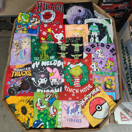 Licensed Graphic Tees (700 Pieces)