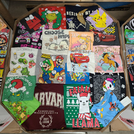 Licensed Graphic Tees (700 Pieces)