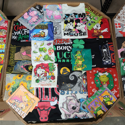 Licensed Graphic Tees (700 Pieces)