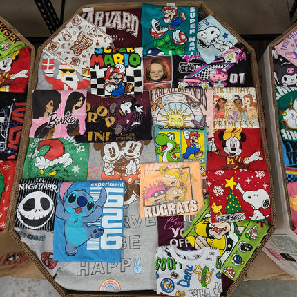 Licensed Graphic Tees (700 Pieces)