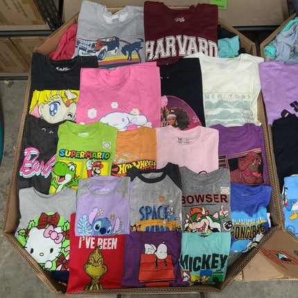 Licensed Graphic Tees (700 Pieces)