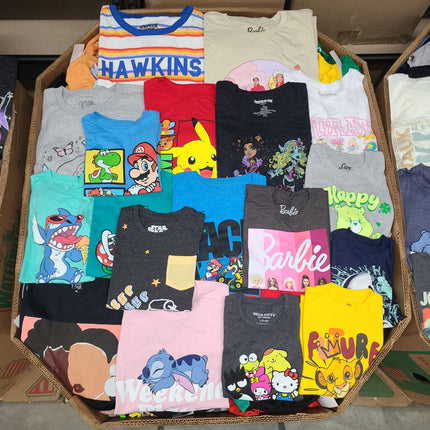 Licensed Graphic Tees (700 Pieces)