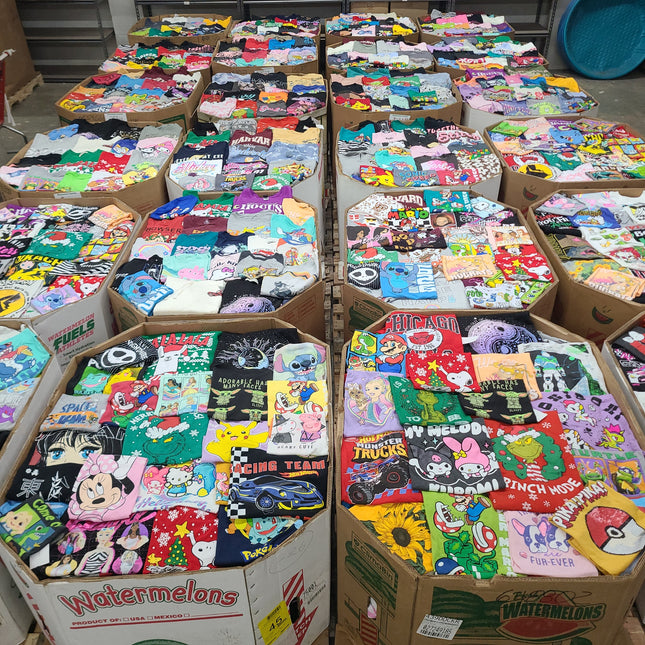 Licensed Graphic Tees (700 Pieces)