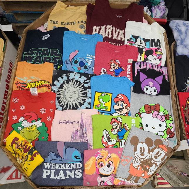 Licensed Graphic Tees (700 Pieces)