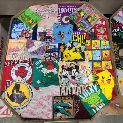 Licensed Graphic Tees (700 Pieces)
