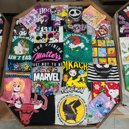 Licensed Graphic Tees (700 Pieces)