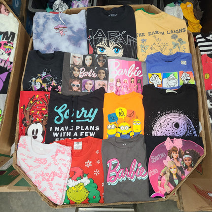Licensed Graphic Tees (700 Pieces)