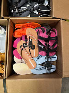 Women's Flip-Flops/Slides/Sandals - 25 Pairs